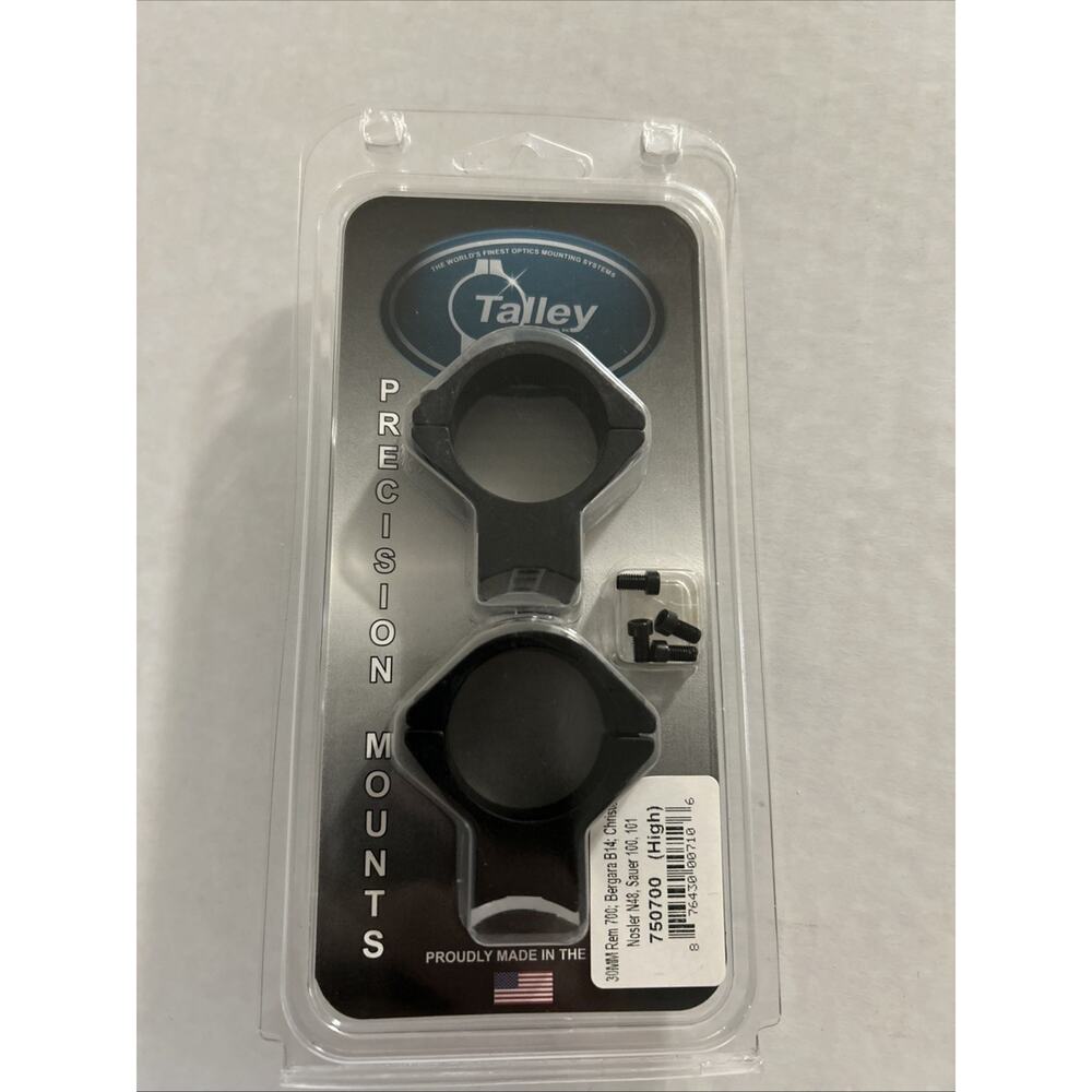Talley 30mm High Remington 700 Bergara B14 Sauer 100 Scope Ring Mounts - 750700